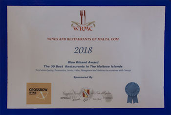 Wines and Restaurants of Malta Awards